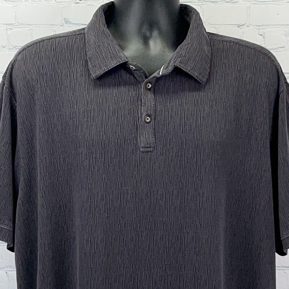 Nat Nast Luxury Originals Polo Shirt Short Sleeve Gray Mens 2XL XXL